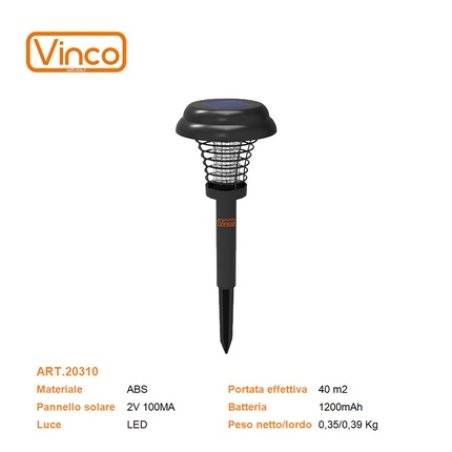 Vinco Garden Insecticide 1w Solar Art.20310