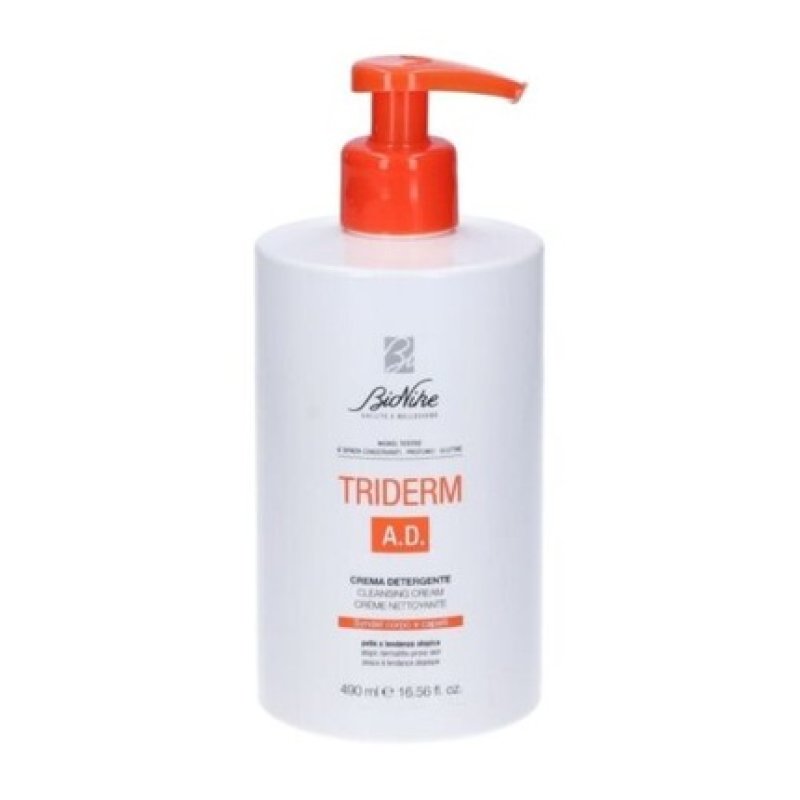 Bionike Triderm Ad Cleansing Cream for Atopic Skin 490ml
