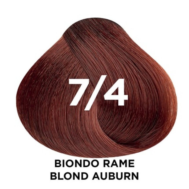 Vitalcare Professional Permanent Hair Color with Silk Protein 100ml - Copper Blonde 7/4