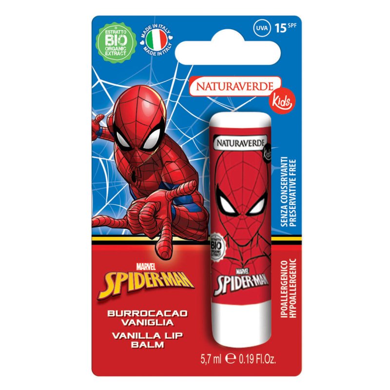 Naturaverde Spider-man lip balm & scrub 5.7 g