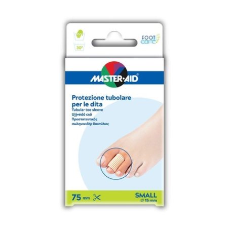 Master-Aid Foot Care Gel Tubular Protection for Toes Size S - Pack of 2