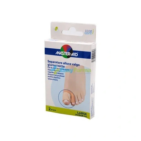 Pietrasanta Pharma Master Aid Foot Care Separator For Hallux Valgus Day And Night Size Large - 2 Separators