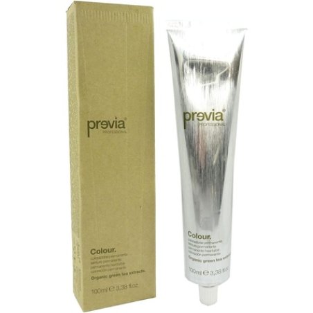 Previa Professional Colour Organic Green Tea Extracts Permanent Hair Dye 100ml 08,73 Tobacco Light Blonde