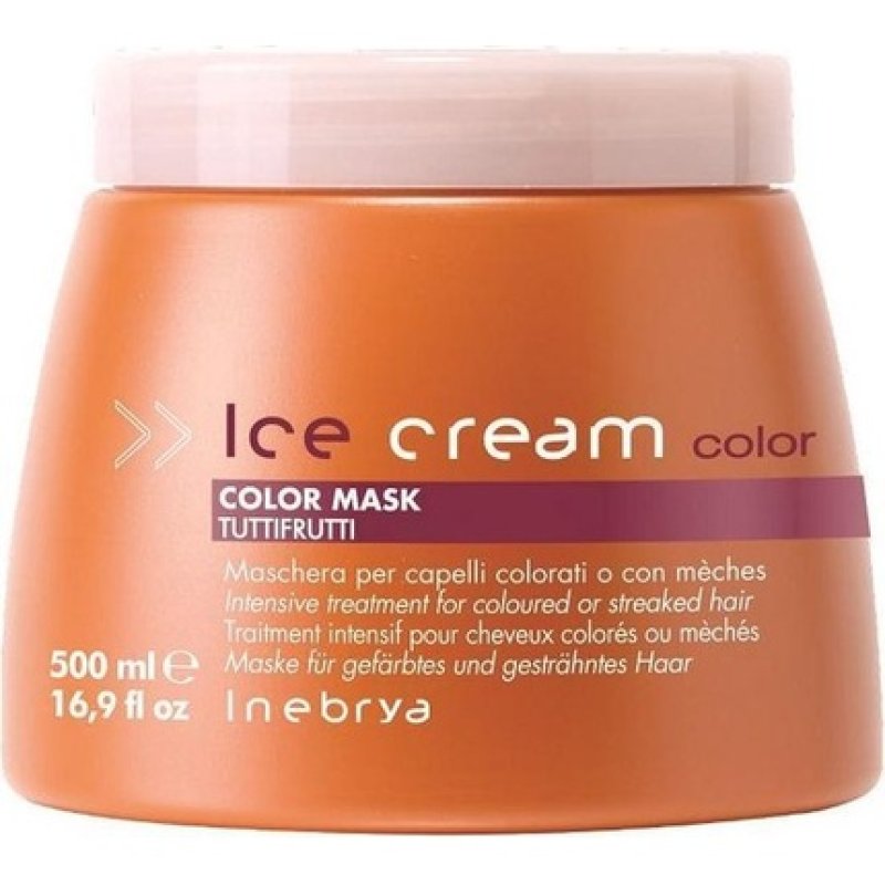 Inebrya Ice Cream Color Mask Maska Do W?Osow Farbowanych Tuttifrutti 500ml W