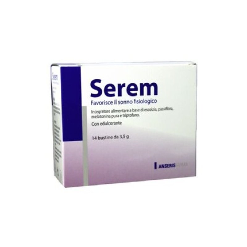 Anserisfarma Serem Sleep Dietary Supplement 14 Bags
