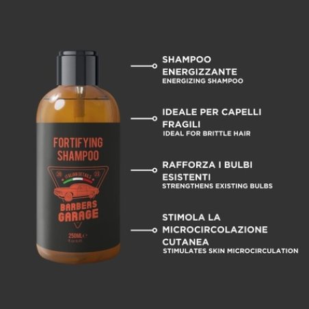 Barbers Garage Energising Hair Growth Shampoo with Vegan Natural Extracts