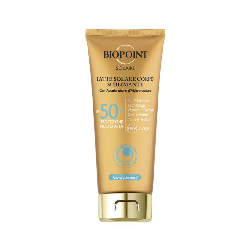Biopoint Latte corpo sublimante SPF50 Sunscreen milk Body 50