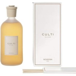 Culti Diffuser Style Sticks 1000ml Milano Mountain Fragrance Cedar Wood and Vetiver - Duration 3 Months - Size from 10