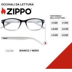 Zippo Reading Glasses with Soft Lines for Men and Women 3.0X