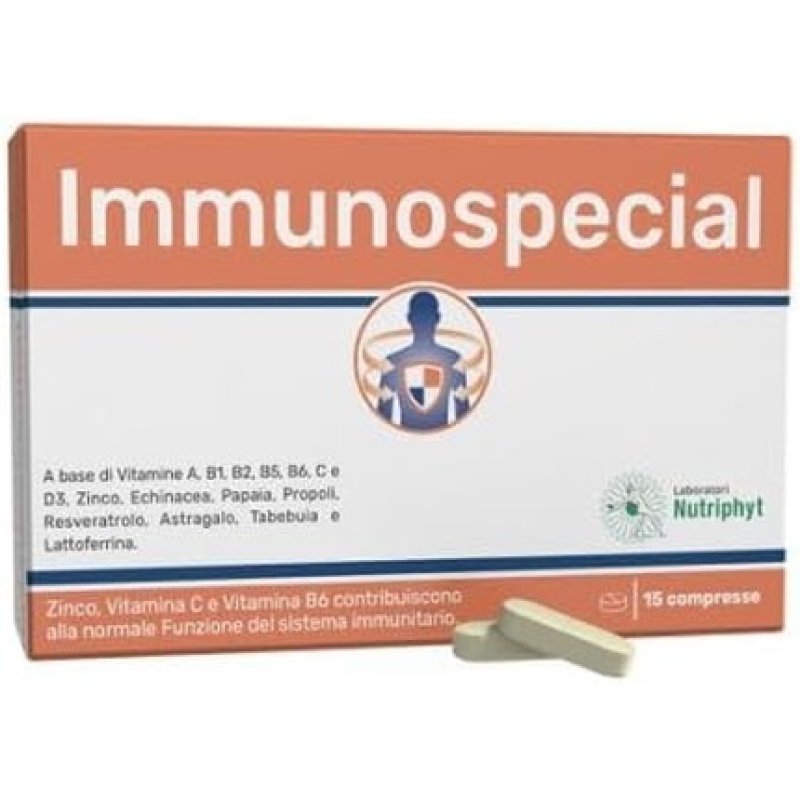 Laboratori Nutriphyt Immunospecial 15 Tablets 7.5g