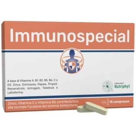 Laboratori Nutriphyt Immunospecial 15 Tablets 7.5g