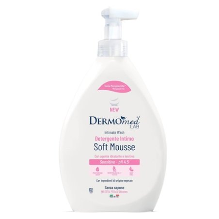 Dermomed Intimate Cleanser Soft Mousse Sensitive with Moisturizing and Soothing Ingredients for External Intimate