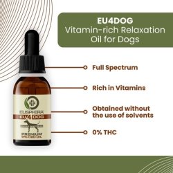 Eusphera Eu4dog Calming Oil for Dogs with Natural Ingredients
