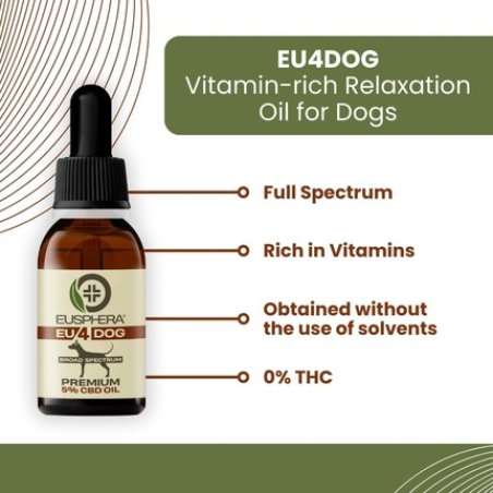 Eusphera Eu4dog Calming Oil for Dogs with Natural Ingredients