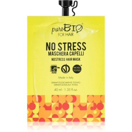 puroBIO Cosmetics No Stress Revitalizing Hair Mask - 40 ml