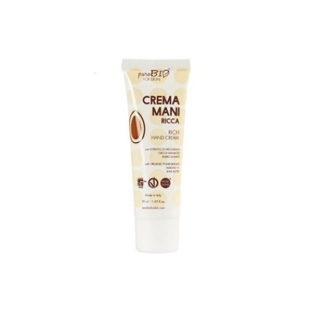 Purobio Hand Cream with Almond Oil 50ml