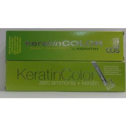 bbCOS KERATIN COLOR Professional Hair Color Cream With Zero Ammonia 3.4 oz