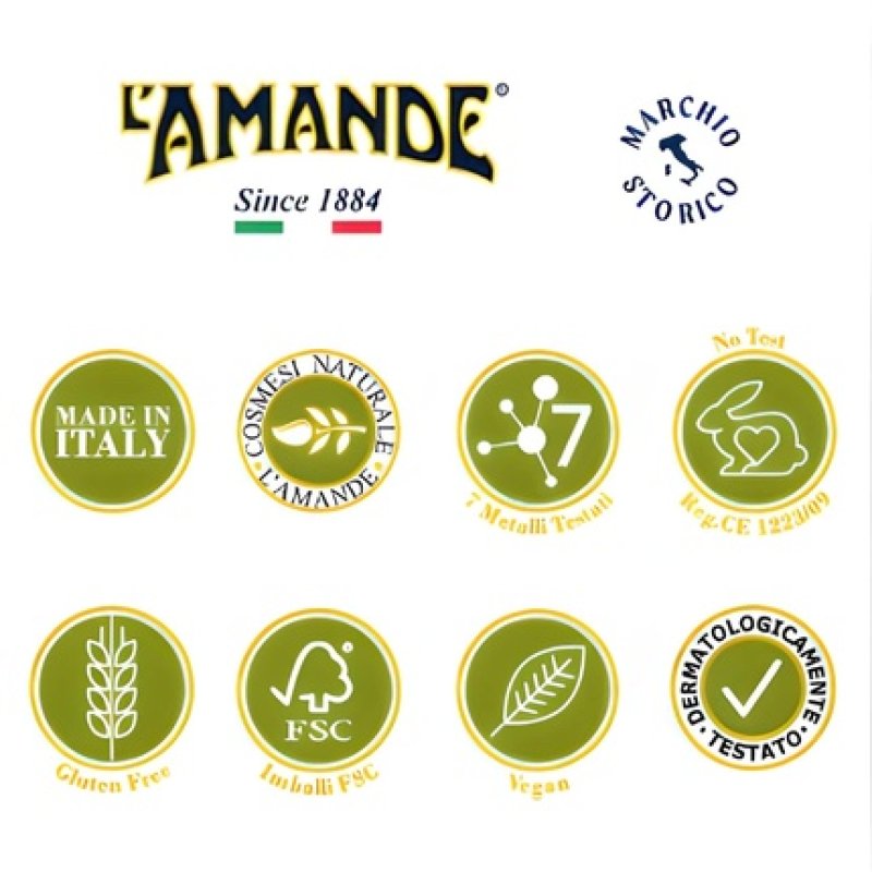 L'Amande Neutral and Gentle Vegetable Hand Soap for Sensitive Skin