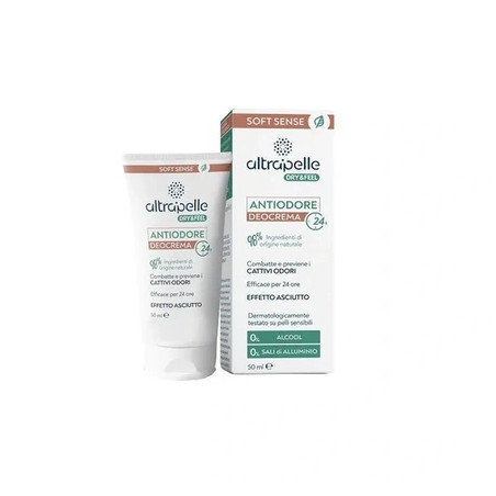 Altrapelle Dry Feel Deocrema Antiodore - 50 Milliliters