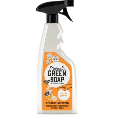Marcel's Green Soap Kitchen Cleaner Spray Orange & Jasmine Degreaser