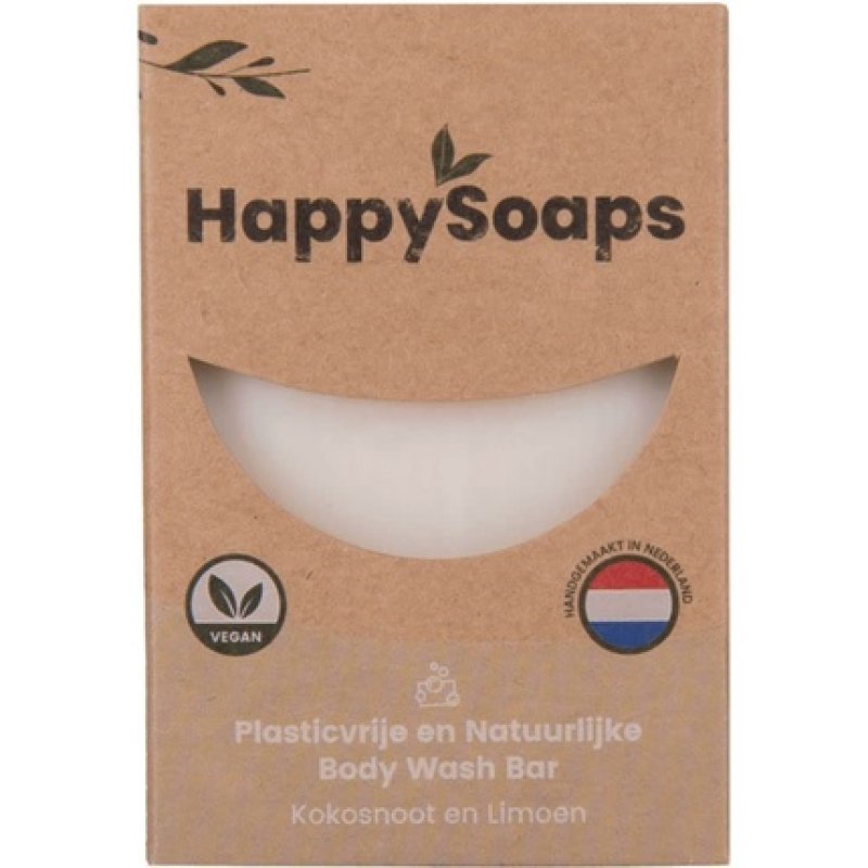 HappySoaps Happy Body Bar Coconut & Lime