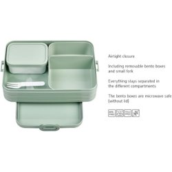 Mepal Bento Lunchbox Take A Break Large 1500ml Nordic Black