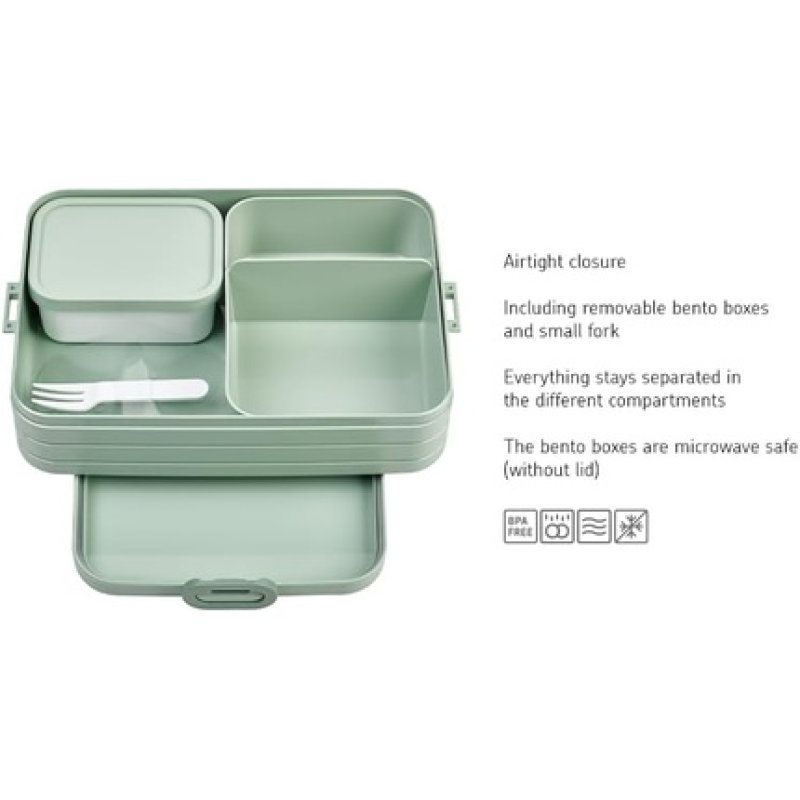 Mepal Bento Lunchbox Take A Break Large 1500ml Nordic Black