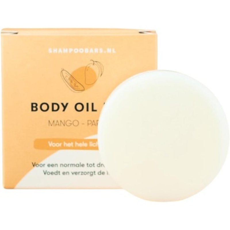 Shampoobars Body Oil Bar Mango Papaya