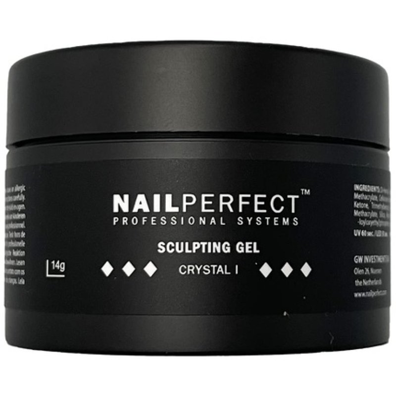 NailPerfect LED/UV Sculpting Gel Crystal I 14g