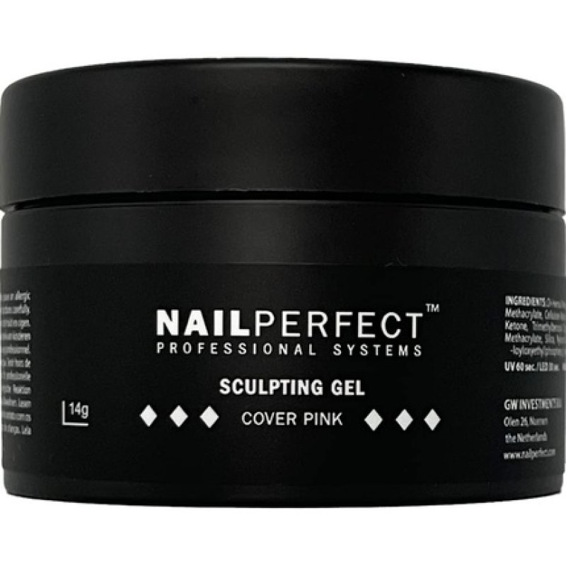 NailPerfect LED/UV Sculpting Gel Cover Pink 14g