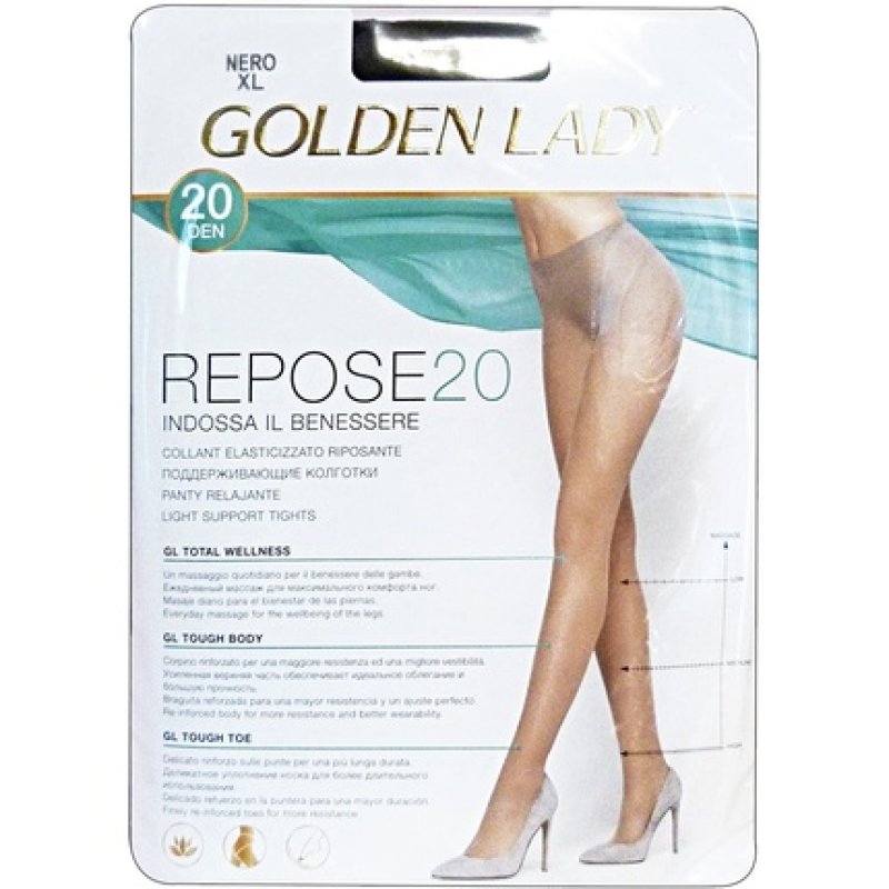 Golden Lady Golden Lady Repose Golden Lady Repose Tights 20 Denier Smoke Grey
