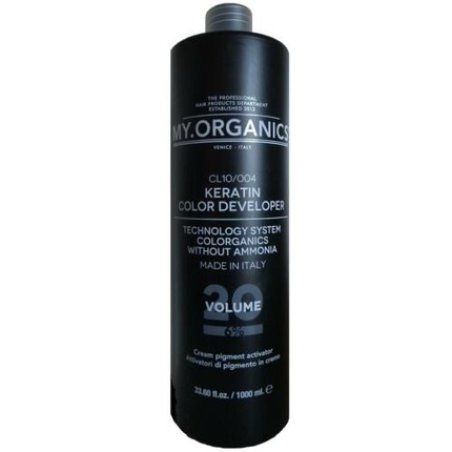 My.Organics Keratin Color Developer Ammonia-Free Cl10/004 20 Vol 6% 1000ml