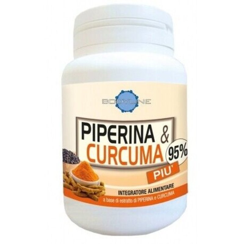 BodyLine Piperine & Turmeric Plus Dietary Supplement 60 Capsules