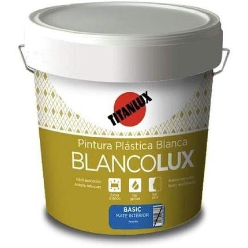 Titan Industries Sa Blancolux Interior Matte Plastic Paint 20kg