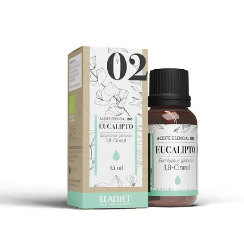 Eladiet Eucalyptus Essential Oil 02 Organic 15ml