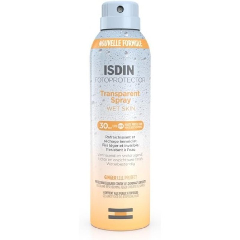 Isdin Fotoprotector Transparent Spray Wet Skin SPF 30 250ml