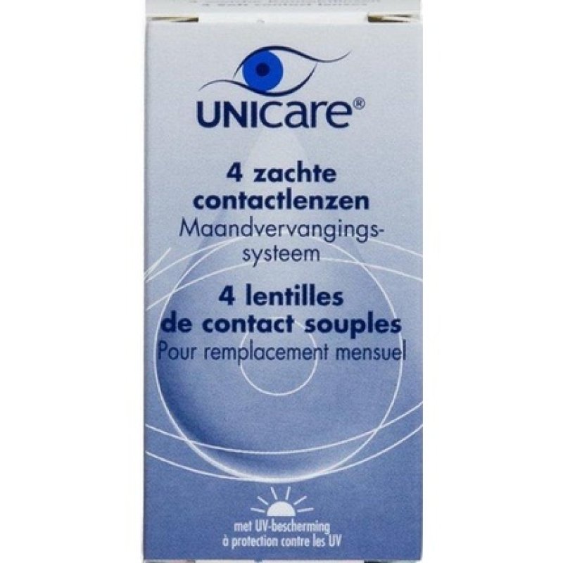 Unicare Monthly Lenses -4.25 - 4 Pack Contact Lenses