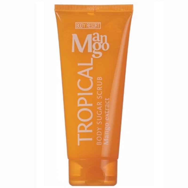 Body Resort Orange Sugar Body Scrub With Mango Extract 250g
