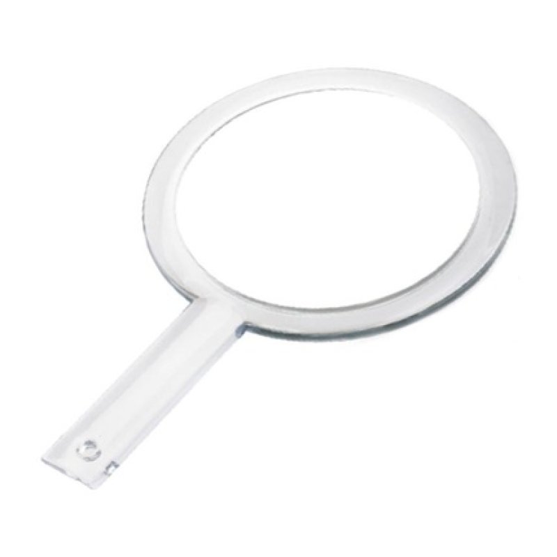Leek Transparent Hand Mirror 7x Magnifying