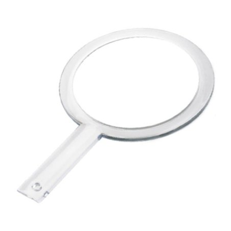 Leek Transparent Hand Mirror 7x Magnifying