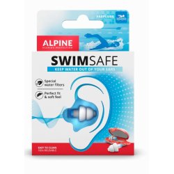 Alpine Swim Safe Bouchons d'oreilles réutilisables