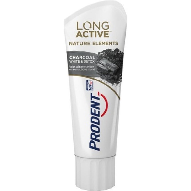 Prodent Toothpaste Long Active Nature Elements Charcoal 75 Ml