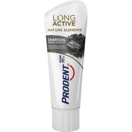 Prodent Toothpaste Long Active Nature Elements Charcoal 75 Ml