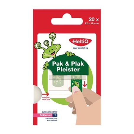 Heltiq Pak & Plak Plaster Green - First Aid Bandage