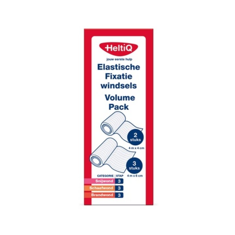 Heltiq Elastic Fixation Bandage Assorted - Ideal For Securing Dressings