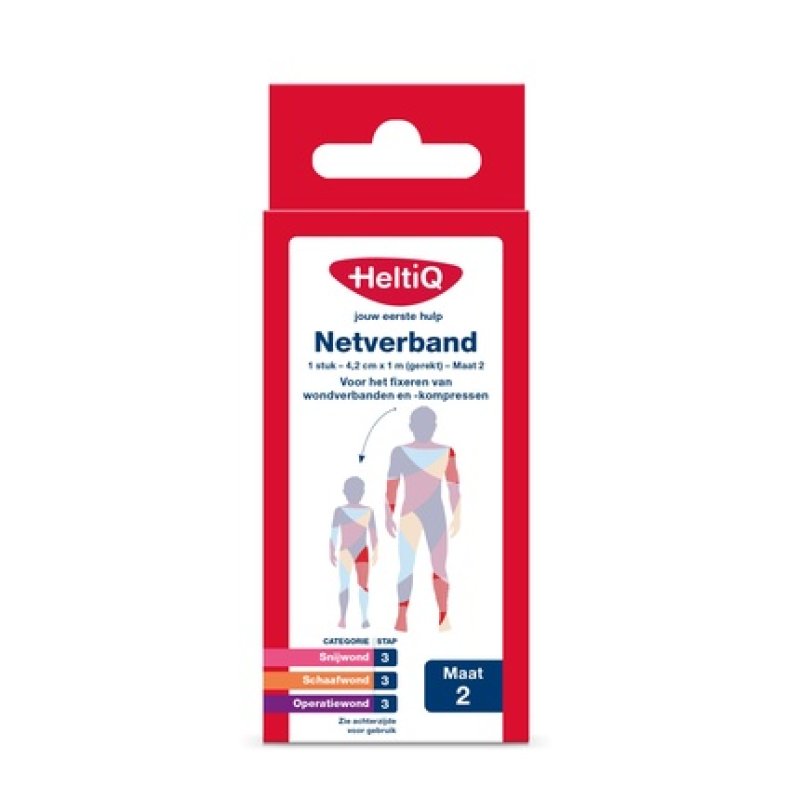 Heltiq Net Bandage 4.2cm X 1m Size 2