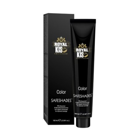 Royal KIS SafeShades Permanent Hair Color Cream 100ml 5C High Coverage Long-Lasting Color Natural Shine Hair Without
