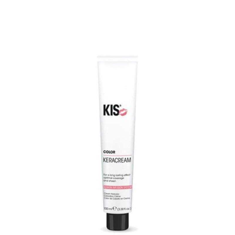 KIS KeraCream Color Permanent Hair Color Cream 100ml 12FV High Coverage Intensive Hair Color Keratin Infusion - Animal