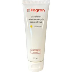 Fagron Vaseline Cetomacrogolcreme Fna Tube 100 Grams