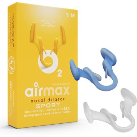 Airmax Nasal Dilator Breathe Better Against Nasal Congestion Sport Version
